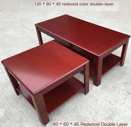 Office Table: Mahogany Finish 1200mm Coffee Table image 6