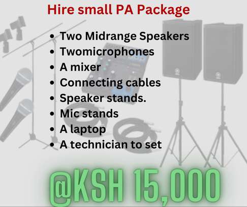 Hire small PA package image 1