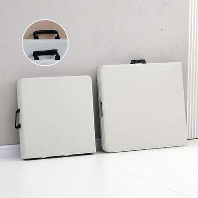 Dining Table :  White Foldable Dining Table image 5