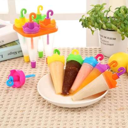Multicoloured fruit design  ice cream moulds image 1
