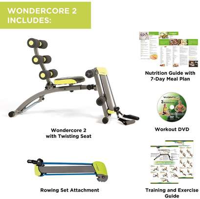 Wonder Core 2 with built in Twisting Seat and Rower image 1