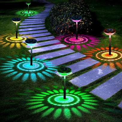 Color changing garden lights lamps 6pcs image 1
