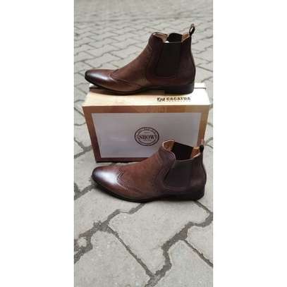 Coffee Slip On Cacatua Men Official And Casual Boots image 1