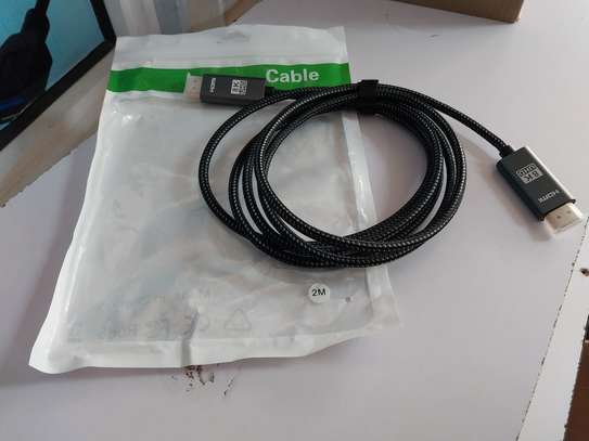 8K HDMI 2.0 cable 48Gbps Braided 2M image 2