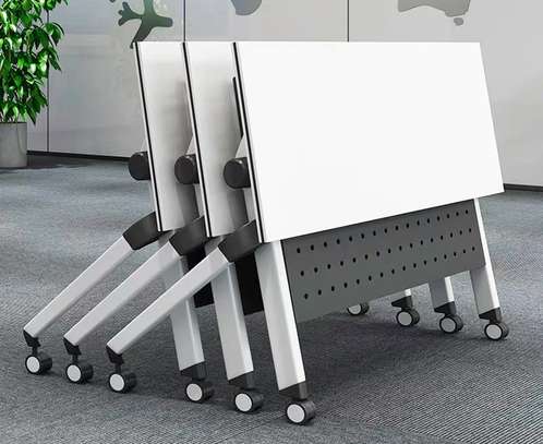 Office Table : odern Foldable Seminar Conference Table image 8