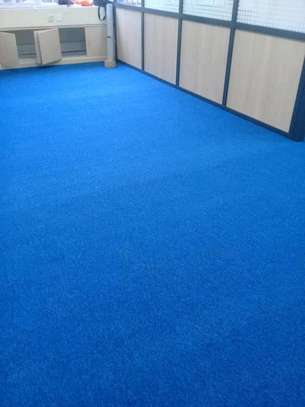 Blue wall to wall carpets:; image 2
