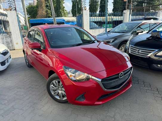 Mazda Demio red 2018 petrol image 1