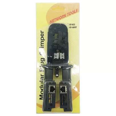 RJ45,RJ11,RJ12 CRIMPING TOOL WITH A CABLE TESTER image 4