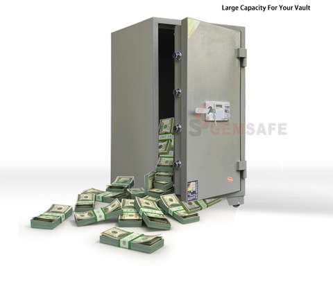 Office Safe :  Fire-Resistant Digital Safe With Key Lock image 2