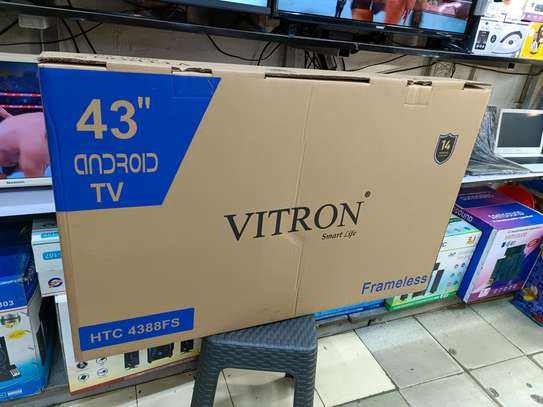 Vitron 43 2023 model smart Android frameless TV image 3