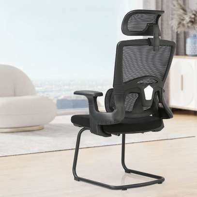 Office Chairs: Modern Black Desk Chair With Mesh Back image 5