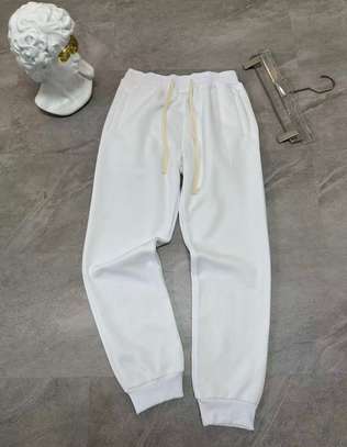 Plain heavy cotton sweatpants image 1