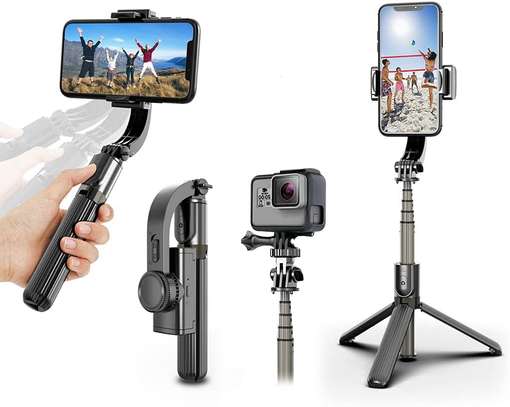 Stabilizer with Tripod  Folding Gimbal for Smartphone image 4