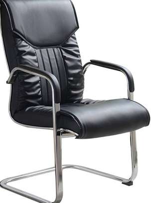 Office Chair: Leather Waiting Office Chair image 5