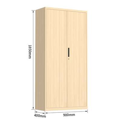 Durable Wood Grain Filing Cabinet – Steel Storage image 1