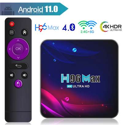 H96 MAX ANDROID TV BOX 4G RAM 64 GB STORAGE image 1