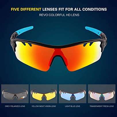 Cycling Sun Glasses for  with 5 Interchangeable Lenes image 2