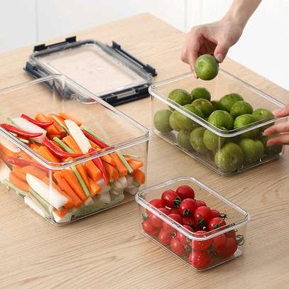 *Clear Acrylic Food Storage Containers- set image 3