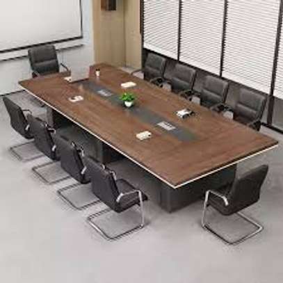 3 M Wooden Executive Boardroom Table image 5