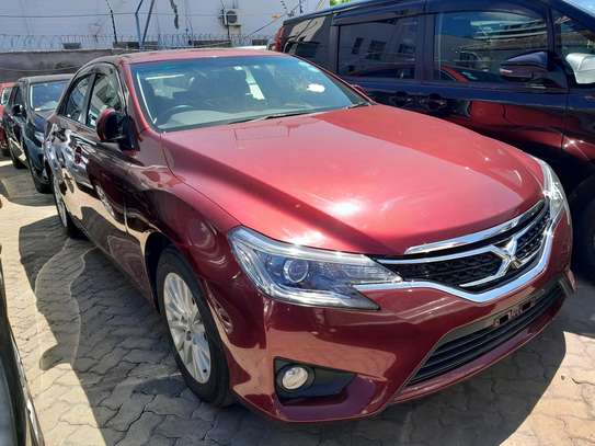 Toyota Mark X 2016 Red image 1