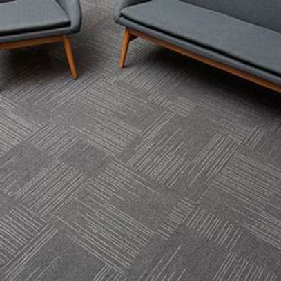 fitted carpet tiles in stock image 4