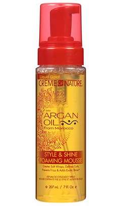 Creme Of Nature Argan Oil Style & Shine Foam Mousse 7oz image 2