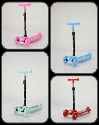 Adjustable Kids Scooter with LED Wheels 3-Wheel image 3