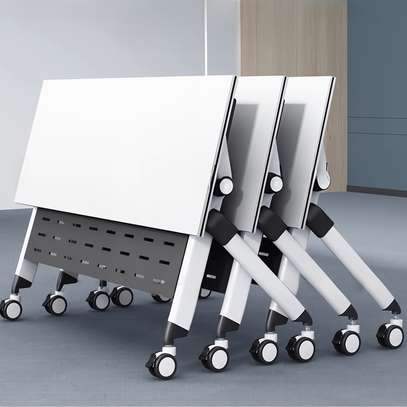 Fold-Down Office Table on Locking Casters image 4