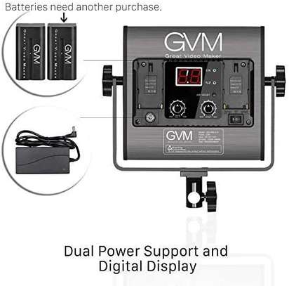 GVM 2 Pack LED Video Lighting Kits with APP Control image 1