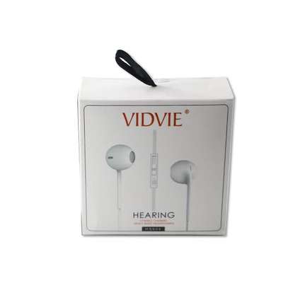 Vidvie HS604 Earphones With Remote and Mic - BLACK image 1