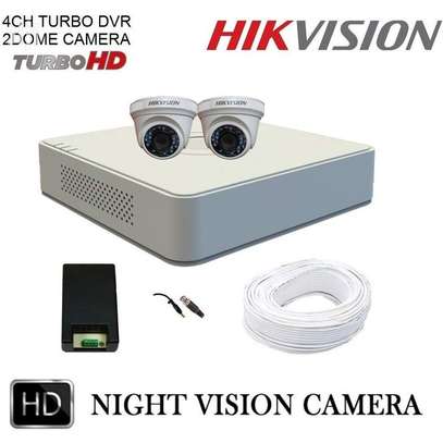 Hikvision 2 HD CCTV Complete Kit With Night Vision Enabled image 1