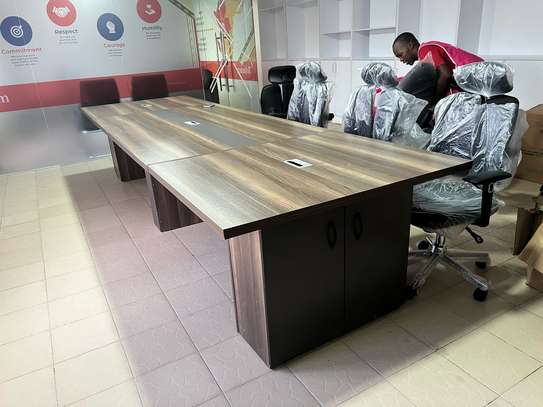 4.8 M Office Boardroom Table with stsorage image 10