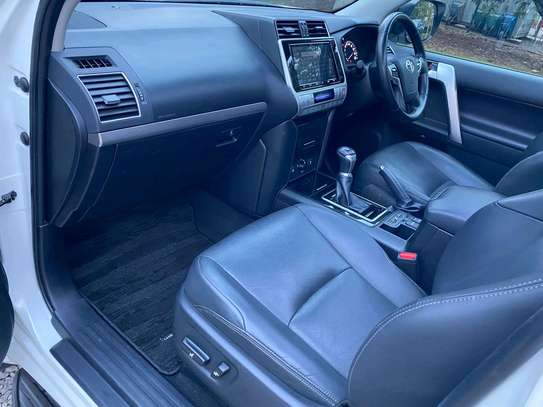 Toyota Land cruiser prodo TXL white color 2021 model. image 3