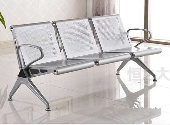 Office Bench: 4 Seater Leather Office Bench In Ahero image 9
