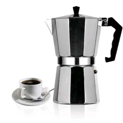 Aluminum Mocha coffee pot rapid stovetop image 1