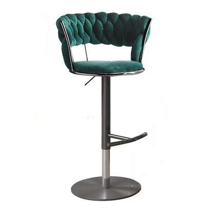Barstools: Adjustable Upholstered Pub Stool image 2