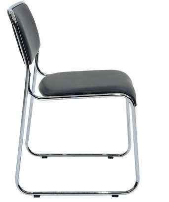 Office Chair: Chrome Guest Chair – Low Back image 2