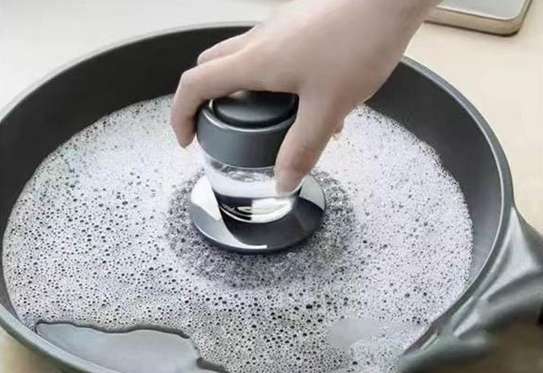 Automatic Soap Dispenser Scouring Scrubber Pot Brush image 6
