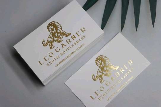 EMBOSSING AND ENGRAVING BUSINESS CARDS image 1