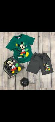 Green and gray mickey mouse combo image 1