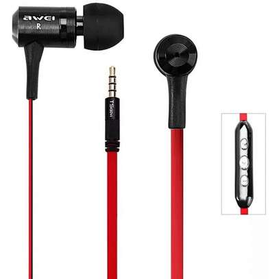 Awei TS - 130vi 1.2m Cable In - ear Earphone with Mic Volume Control image 1