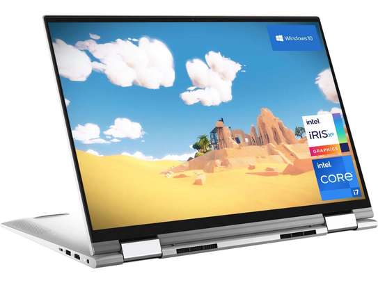 2021 Newest Inspiron 7000 2-in-1 Premium Laptop, 17" QHD+ Touch Display, Intel Core i7-1165G7, 32GB RAM, 1TB PCIe SSD, Intel Iris Xe Graphics, HDMI, Webcam, Backlit KB, FP Reader, Win10 Home, Silver image 5
