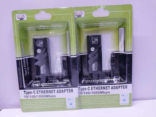 USB 2.0 Type C To RJ45 Ethernet LAN Network Adapter image 2
