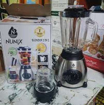 Nunix A K-500 Powerful 2 In 1 Blender With Glass Jar image 2