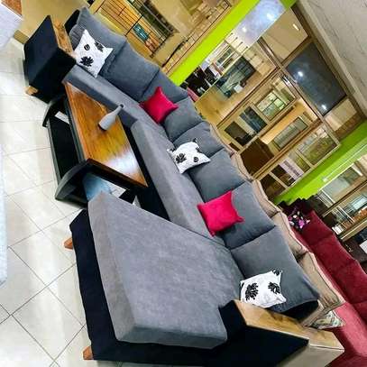 Contemporary 9 SEATER L-SHAPED SECTIONAL SOFA image 1