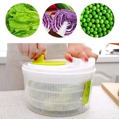 *New Large 3Ltr Manual Salad Spinner, Dryer image 2