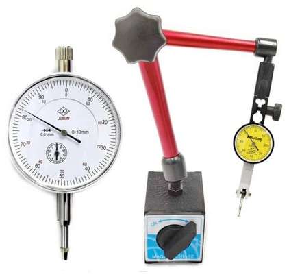 MAGNETIC BASE AND DIAL INDICATOR FOR SALE image 3