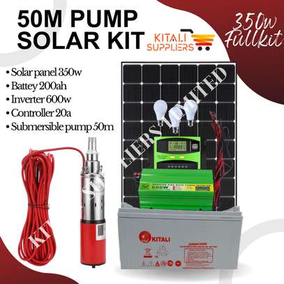 solar fullkit 350watts with pump 50m image 1