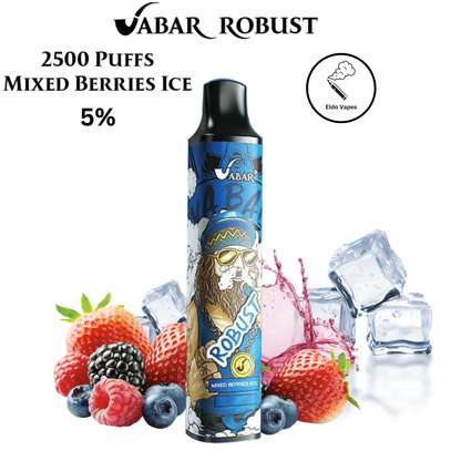 Vabar Robust 2500 Puffs 5% Disposable Vape Mixed Berries Ice image 3