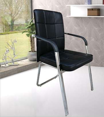 Office Chair : Executive Black Guest Office Chair image 1